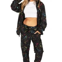 Tipsy Elves Women's Neon Nightcrawl Windbreaker Pants 11 Tipsy Elves Women's Neon Nightcrawl Windbreaker Pants