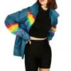 Tipsy Elves Rainglow Windbreaker Jacket - Women's Cut