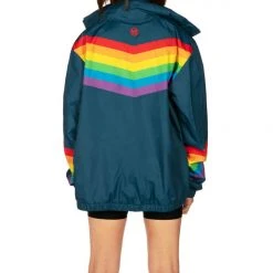 Tipsy Elves Rainglow Windbreaker Jacket - Women's Cut