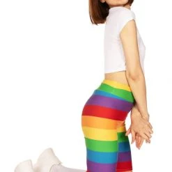 Tipsy Elves Rainbow Bike Shorts - Women's Cut