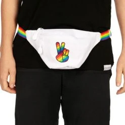 Tipsy Elves Rainbow Peace Fanny Pack Spring 12 Tipsy Elves Rainbow Peace Fanny Pack Spring