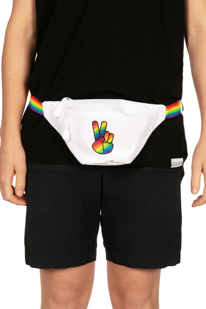 Tipsy Elves Rainbow Peace Fanny Pack Spring 7 Tipsy Elves Rainbow Peace Fanny Pack Spring