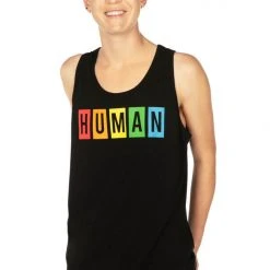 Tipsy Elves Proud Human Tank Top - Men's Cut 10 Tipsy Elves Proud Human Tank Top - Men's Cut