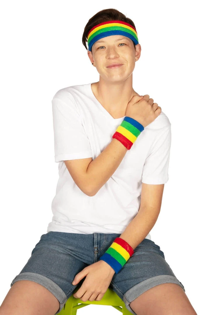 Tipsy Elves Trailblazer Zippered Sweatband Set Pride & LGBTQ+ 5 Tipsy Elves Trailblazer Zippered Sweatband Set Pride & LGBTQ+