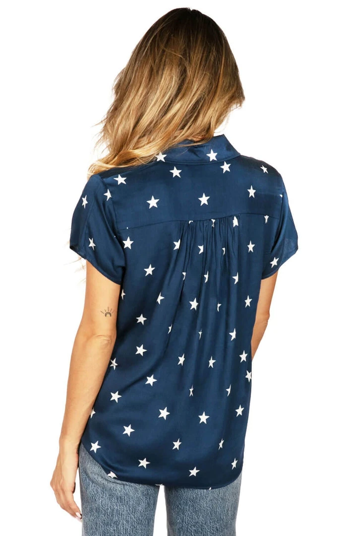 Tipsy Elves Women's Classic Flag Button Down Shirt 5 Tipsy Elves Women's Classic Flag Button Down Shirt