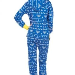 Tipsy Elves Women's Blue Hanukkah Jumpsuit