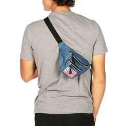 Tipsy Elves Blue Jean Buckle Fanny Pack With Drink Holder 9 Tipsy Elves Blue Jean Buckle Fanny Pack With Drink Holder