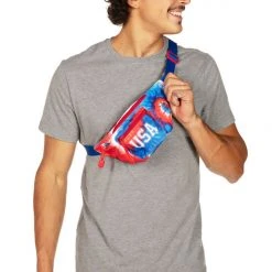 Tipsy Elves Tie Dye Fanny Pack With Drink Holder Patriotic 11 Tipsy Elves Tie Dye Fanny Pack With Drink Holder Patriotic