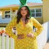 Tipsy Elves Pineapple Costume Dress 1 Tipsy Elves Pineapple Costume Dress