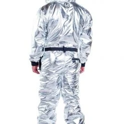 Tipsy Elves Men's Silver Bullet Snow Suit