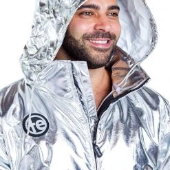 Tipsy Elves Men's Silver Bullet Snow Suit