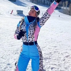 Tipsy Elves Women's Snow Leopard Snow Suit