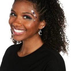 Tipsy Elves Women Moon And Star Earrings