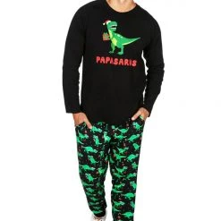 Tipsy Elves Men's Papasarus Pajama Set