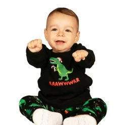 Tipsy Elves Baby / Toddler Rawr Dinosaur Pajama Set