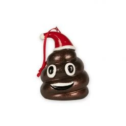 Tipsy Elves Holidays & Occasions Poo Santa 3D Ornament