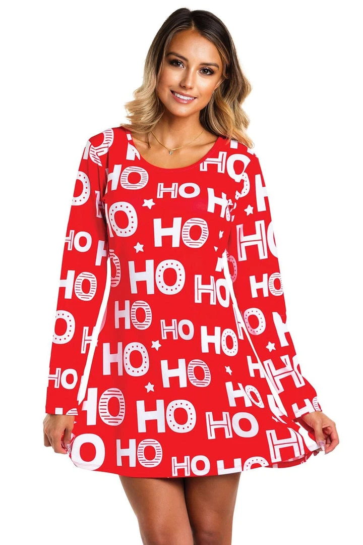 Tipsy Elves Women's Ho Ho Ho Dress 3 Tipsy Elves Women's Ho Ho Ho Dress