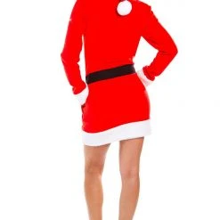 Tipsy Elves Women's Mrs. Claus Cozy Dress 8 Tipsy Elves Women's Mrs. Claus Cozy Dress