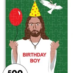 Tipsy Elves Happy Birthday Jesus 500 Piece Puzzle