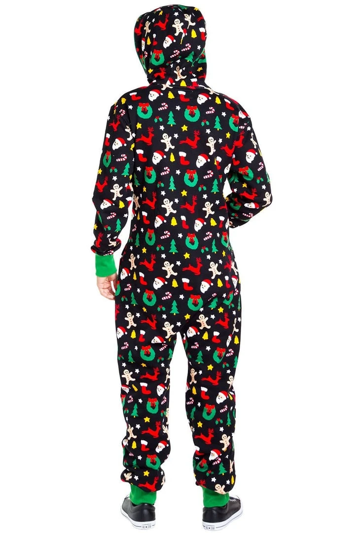Tipsy Elves Men's Cookie Cutter Jumpsuit 4 Tipsy Elves Men's Cookie Cutter Jumpsuit
