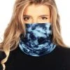 Tipsy Elves Blue Tie Dye Neck Warmer