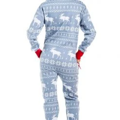 Tipsy Elves Women's Grey Moose Jumpsuit