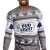 Tipsy Elves Men's Bud Light Fair Isle Sweater