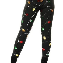 Tipsy Elves Women Christmas Lights High Waisted Leggings 7 Tipsy Elves Women Christmas Lights High Waisted Leggings