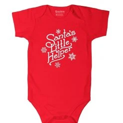 Tipsy Elves Baby Santa's Little Helper Bodysuit