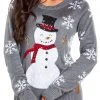 Tipsy Elves Women's Sequined Snow Day Ugly Christmas Sweater 1 Tipsy Elves Women's Sequined Snow Day Ugly Christmas Sweater