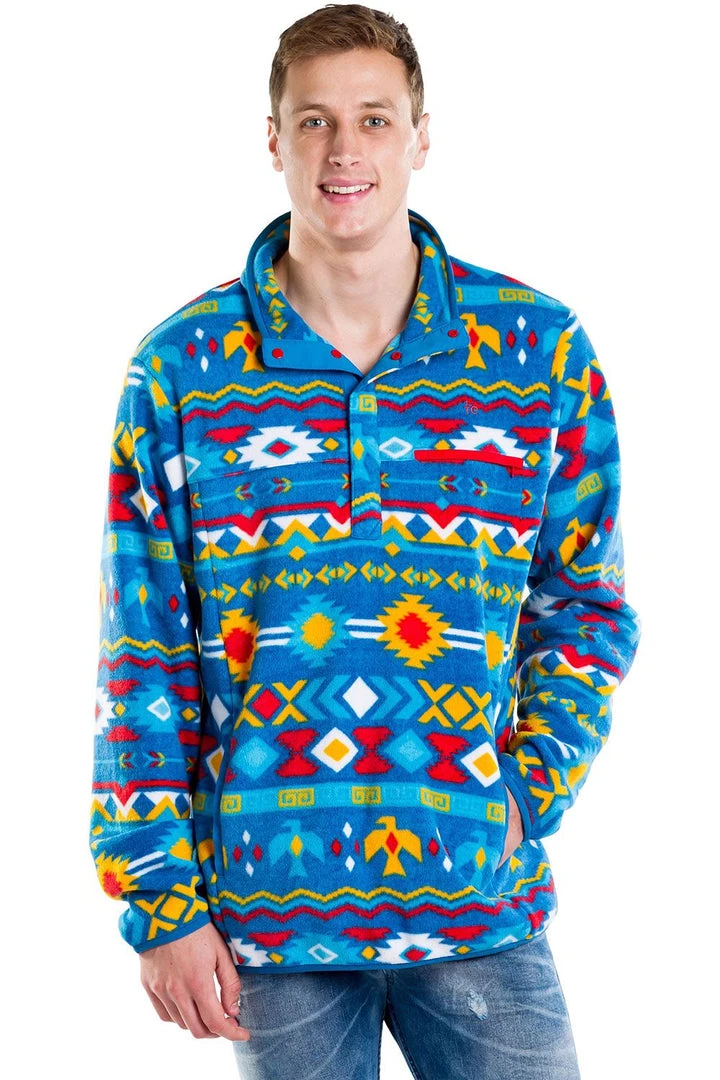 Tipsy Elves Men's Santa Fe Fleece 4 Tipsy Elves Men's Santa Fe Fleece