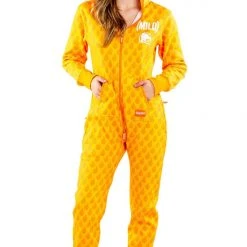 Tipsy Elves Women's Taco Bell Mighty Mild Sauce Jumpsuit 7 Tipsy Elves Women's Taco Bell Mighty Mild Sauce Jumpsuit