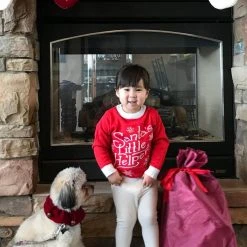 Tipsy Elves Kids & Baby Baby / Toddler Santa's Little Helper Ugly Christmas Sweater 10 Tipsy Elves Kids & Baby Baby / Toddler Santa's Little Helper Ugly Christmas Sweater