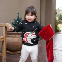 Tipsy Elves Baby / Toddler Christmicorn Ugly Christmas Sweater