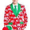Tipsy Elves Ho Ho Holla Blazer With Tie Men