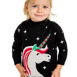 Tipsy Elves Baby / Toddler Christmicorn Ugly Christmas Sweater
