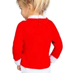 Tipsy Elves Kids & Baby Baby / Toddler Santa's Little Helper Ugly Christmas Sweater 8 Tipsy Elves Kids & Baby Baby / Toddler Santa's Little Helper Ugly Christmas Sweater