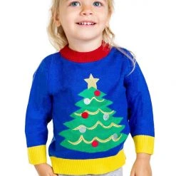 Tipsy Elves Baby / Toddler Tacky Christmas Tree Ugly Christmas Sweater Kids & Baby