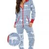 Tipsy Elves Women's Grey Moose Jumpsuit