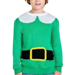 Tipsy Elves Boy's / Girl's Elf Ugly Christmas Sweater Kids & Baby
