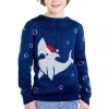 Tipsy Elves Boy's / Girl's Sea Sleigher Ugly Christmas Sweater