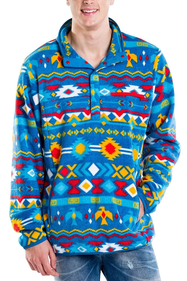 Tipsy Elves Men's Santa Fe Fleece 3 Tipsy Elves Men's Santa Fe Fleece