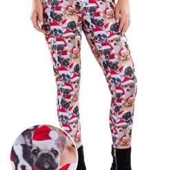 Tipsy Elves Santa Paws Leggings