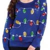 Tipsy Elves Women's Christmas Lights Ugly Christmas Sweater