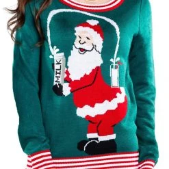 Tipsy Elves Women's Santa Break The Internet Sweater