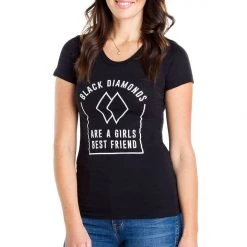 Tipsy Elves Women's Black Diamond Tee