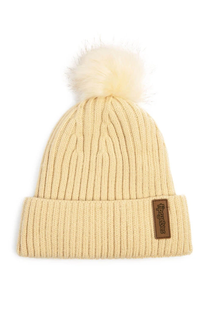 Tipsy Elves Holidays & Occasions Cream Beanie With Pom 3 Tipsy Elves Holidays & Occasions Cream Beanie With Pom