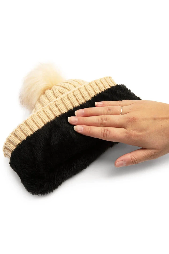 Tipsy Elves Holidays & Occasions Cream Beanie With Pom 5 Tipsy Elves Holidays & Occasions Cream Beanie With Pom