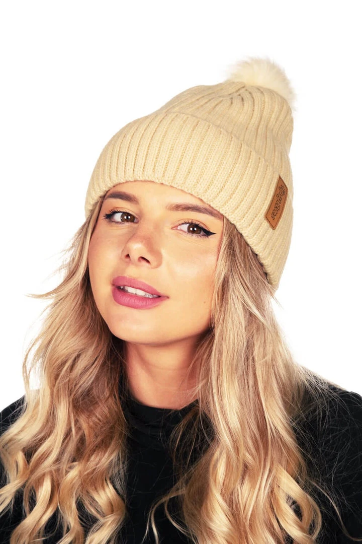 Tipsy Elves Holidays & Occasions Cream Beanie With Pom 4 Tipsy Elves Holidays & Occasions Cream Beanie With Pom