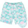 Tipsy Elves Flamingo Stretch Swim Trunks